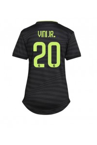 Real Madrid Vinicius Junior #20 Fotballdrakt Tredje Klær Dame 2022-23 Korte ermer
